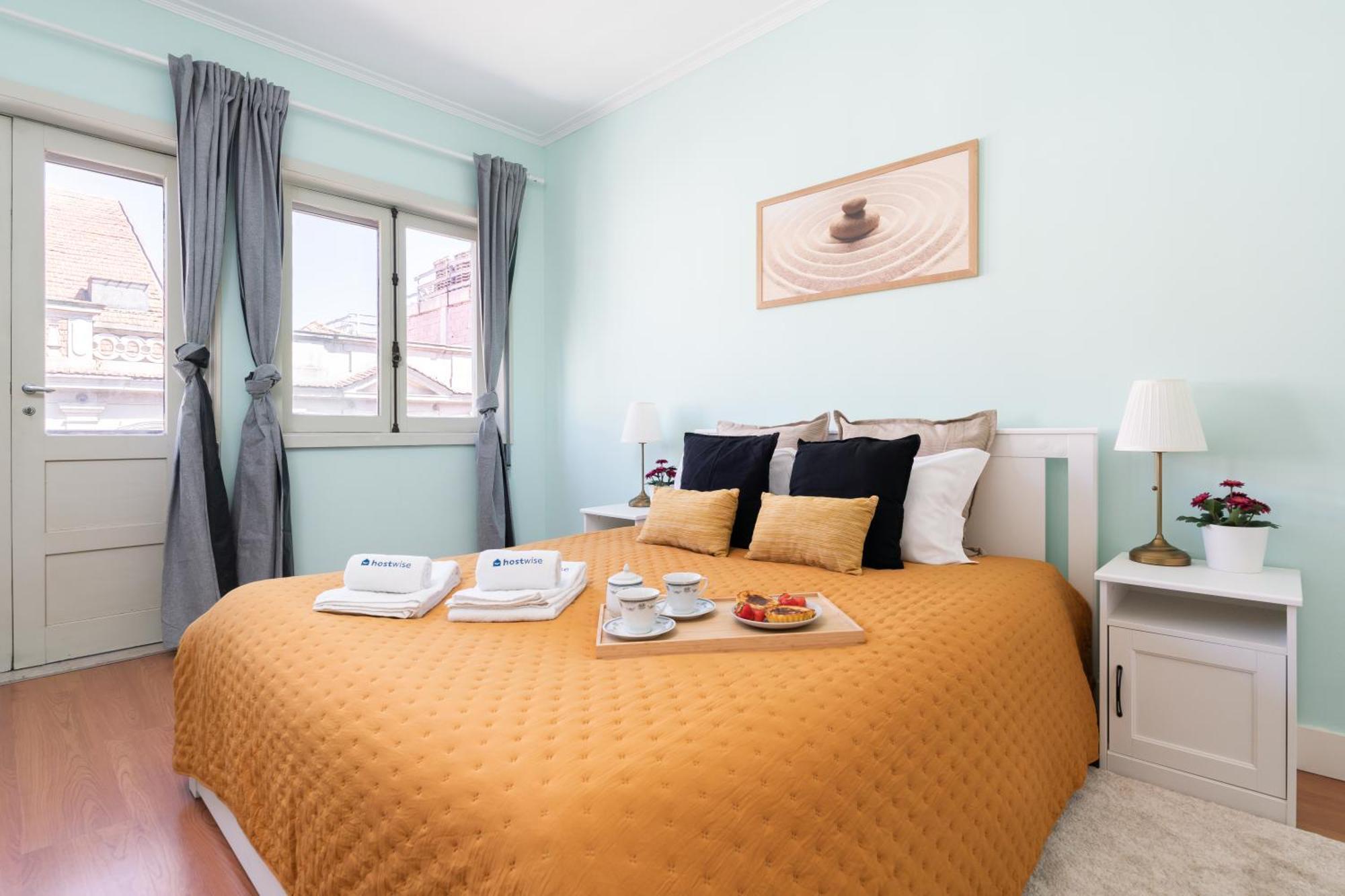 Appartement Host Wise - Colorful Bright Flat With Balcony Oporto